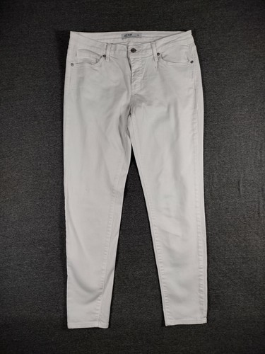 Optic White Skinny Crop Jeans 