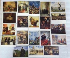 1969 Lot 20 Rare Vintage Russian Colored Post Card Vladimir Lenin Photo 20x 15