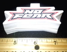 ((LOT OF 10!)) VINTAGE NO FEAR STICKERS SKATEBOARD HELMET LAPTOP SURF NOS DECALS