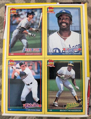 ゲームセンター・ゲームカード topps 40 years of baseball cards 1991 1991 TOPPS 40 YEARS OF BASEBALL FACTORY BOX | eBay