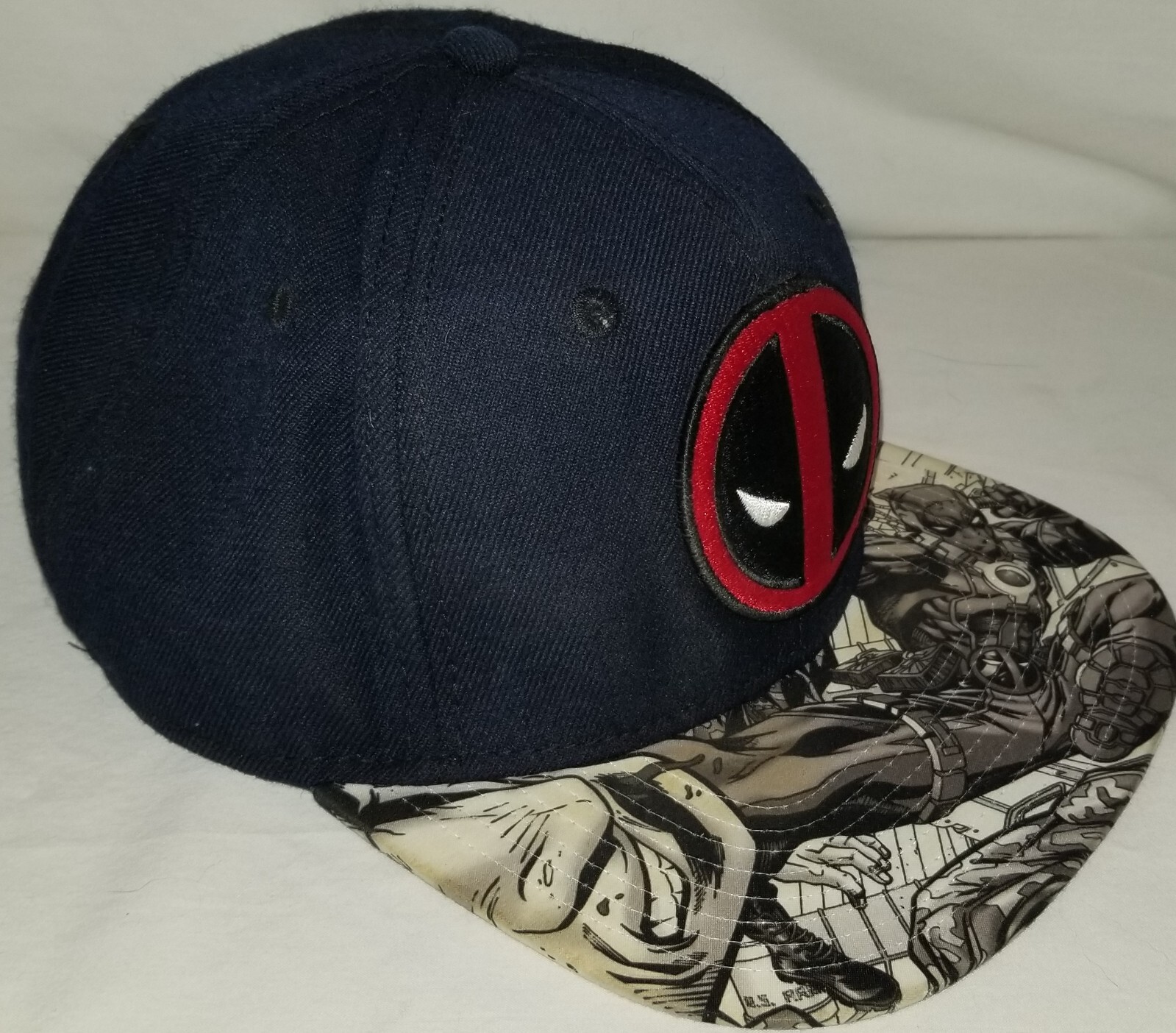 Deadpool Snapback Hat Cap Marvel Embroidered Logo… - image 1