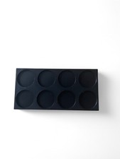 Set of 5, 4x2 Round Movement Trays for 25mm Bases Black, Warhammer Fantasy, 40K