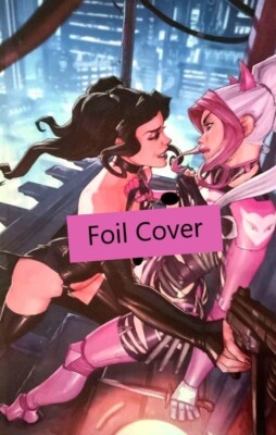 Miss Meow #5 Pete Woods Kickstarter Cat Foil Cover (Meow AF) Merc Magazine