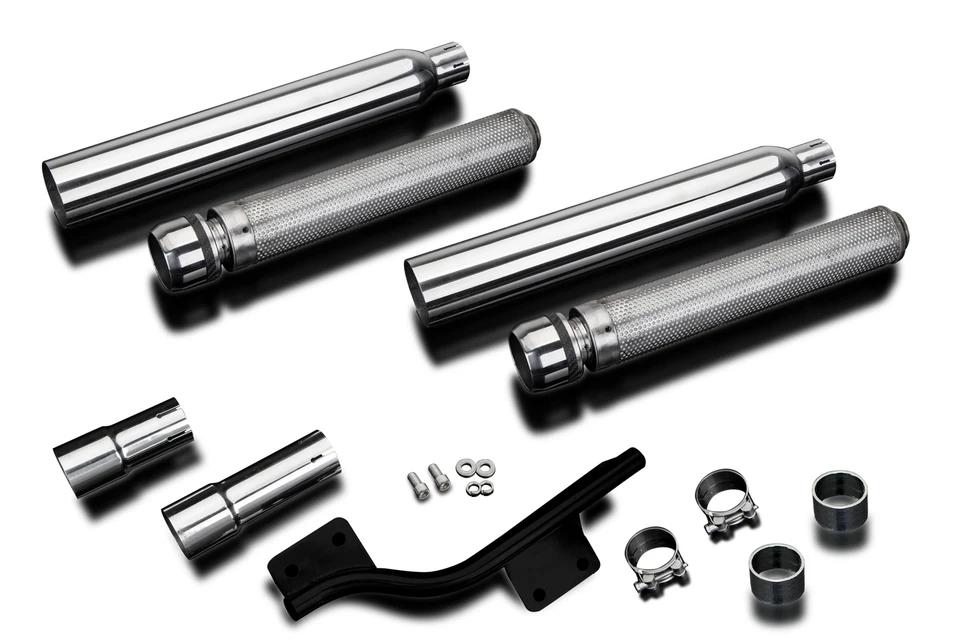 Yamaha Road Star Delkevic 21" Stainless Muffler Exhaust Bull Nose Tip 99-07 - Image 2 of 3