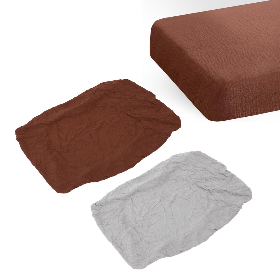 Baby Muslin Crib Sheet Wrinkle Resistant Crib Mattress Sheet For