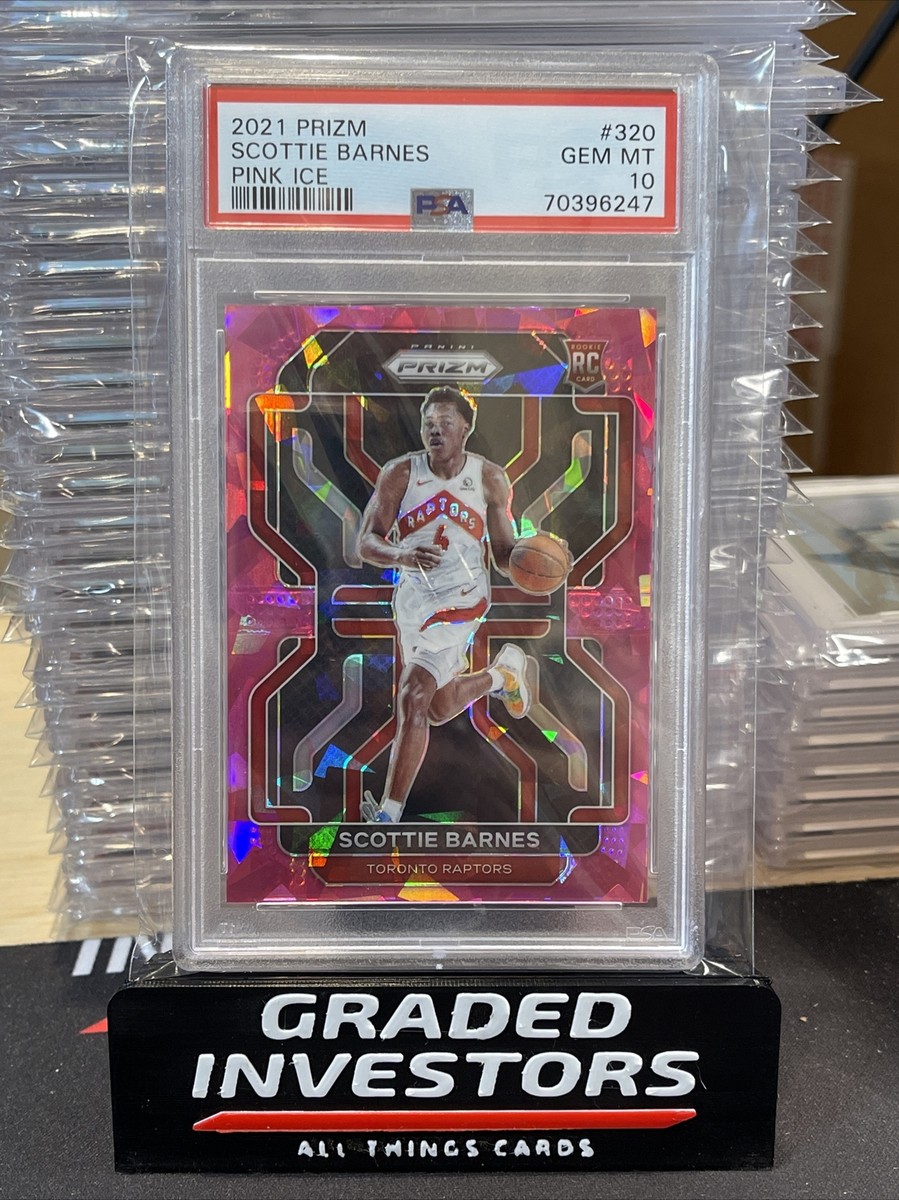 2021 Prizm Scottie Barnes PINK ICE Rookie RC PSA 10 GEM MINT
