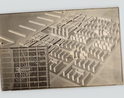 Artist Rendering NEW YORK Piers ARCHITECTURE Vintage 1930s Press Photo
