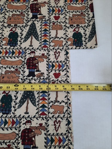 NORTHWOODS ADVENTURE BY LEANNE ANDERSON - 100% COTTON FABRIC REMNANT - Picture 7 of 11
