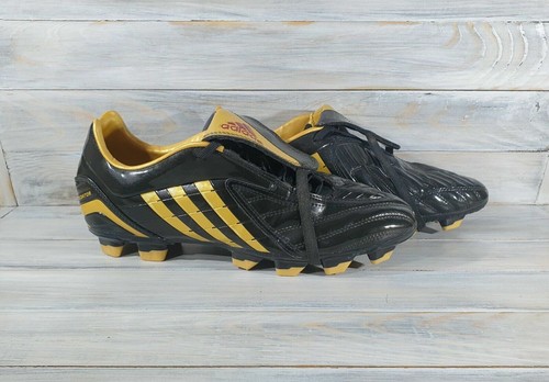 Vintage Adidas Predator Powerswerve TRX FG Botas de fútbol Negro Oro  Limitado | eBay