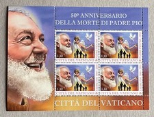 Vaticano 2018  50° morte Padre Pio   - Foglietto (50)