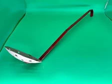 Vintage Ice Fishing Metal Skimmer Ladle Strainer Scoop Clipper (22") LONG