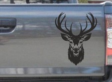 Autoaufkleber Aufkleber Motorhaube 4x4  OFFROAD Jäger Hirsch Reh Geweih Jagd 264