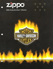 2006 Zippo Catalog - Harley Davidson Collection - RARE
