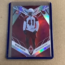 2022 Panini Phoenix Rookies Red /250 Myjai Sanders #187 Rookie RC A-50
