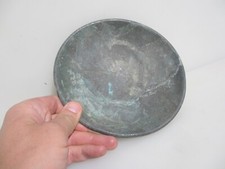 Victorian Brass Scale Pan Scales Dish Antique Weighing Vintage Old 7"W