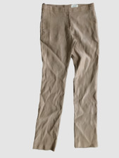 $750 ALEXANDER MCQUEEN Women's Pink Silk Trousers Pants Size It 42/US 6