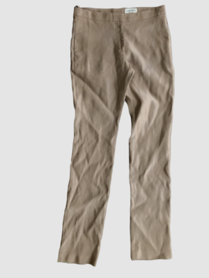 $750 ALEXANDER MCQUEEN Women's Pink Silk Trousers Pants Size