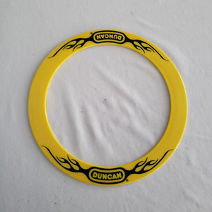 VTG Duncan Flying Ring Frisbee Open Center Disc - Yellow  12.5"