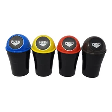 Portable Mini Car Garbage Trash Can Bin Cup Holder Bin Wastebasket Auto