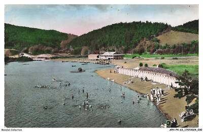 APHP4-0243-63 - LAKE CHAMBON BEACH - One of the most beautiful sites in Auvergne