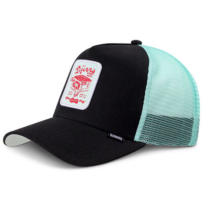 Djinns HFT Cap Street Disco Basecap Trucker Kappe Meshcap Patch Button-Strap Neu