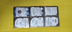 6x 2,5 Zoll Sata Festplatten 2.5 Zoll
