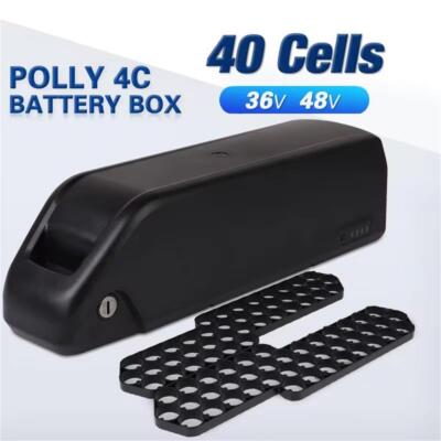 Polly 4C Battery Case 36V 48V Box Fit 21700 Cells 10S4P 13S3P Battery Holder