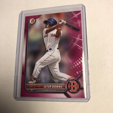2022 Bowman Prospects Fuschia Parallel Jeter Downs #230/299 Boston Red Sox