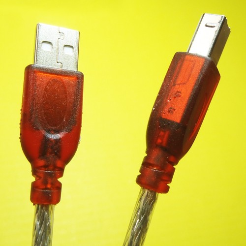 Apple iMac Original RED USB Cord for G3 G4 PowerPC (Not iPhone) - 第 1/2 張圖片