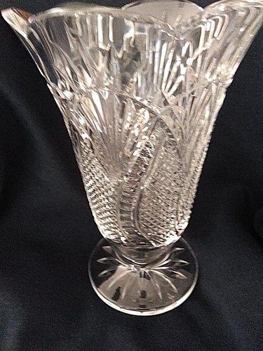 Vaso Waterford Crystal Seahorse bordo smerlato - 10" - Foto 3 di 5