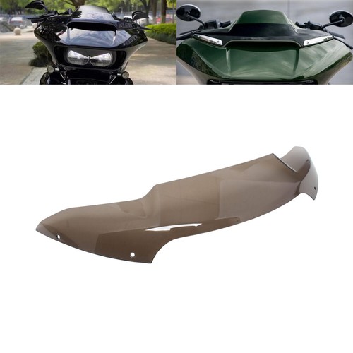 4.5" Smoke Wave Windshield Fit For Harley Road Glide FLTRUSE FLTRXS FLTRU 15-23