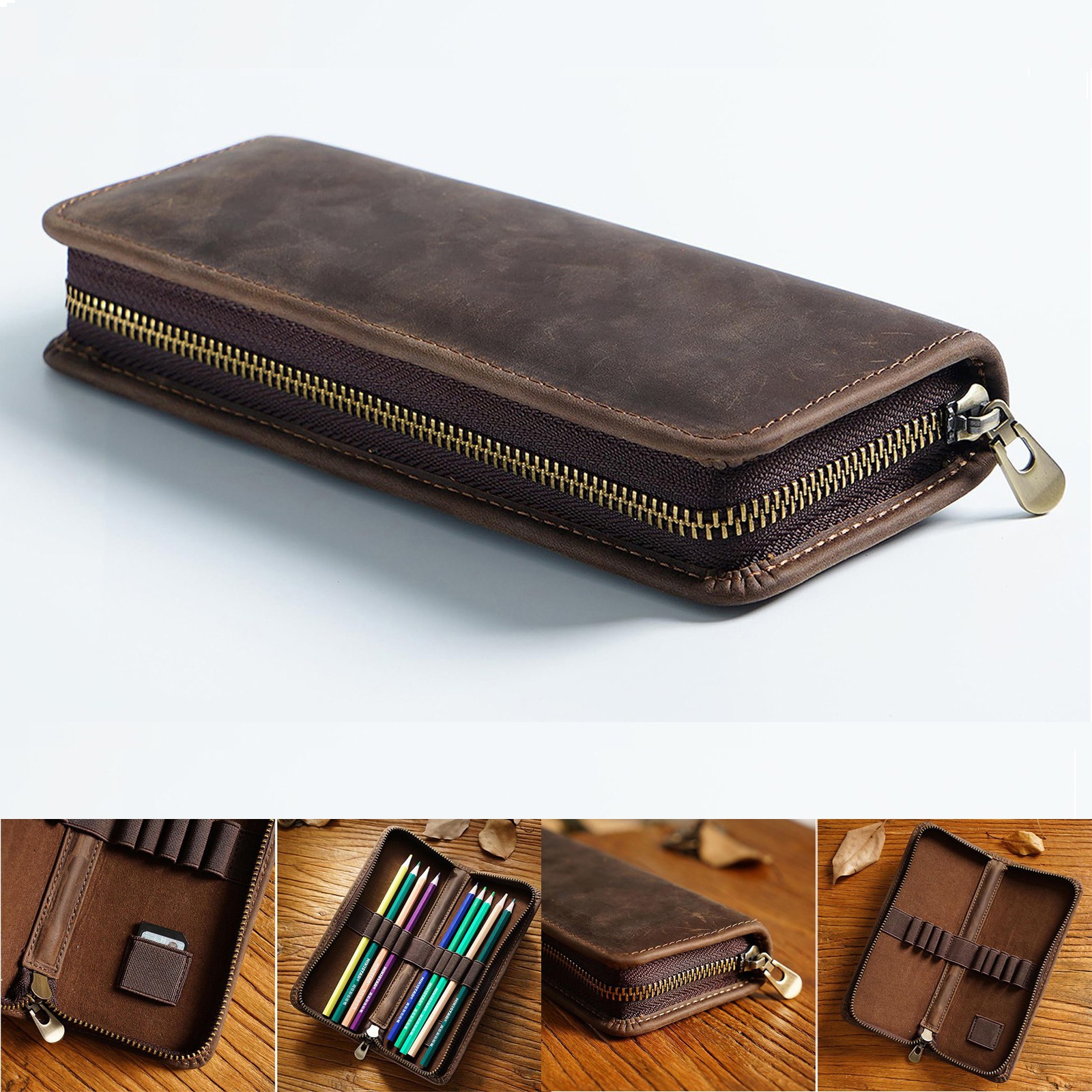Zipper Case Stationery Box Pouch Storage Bag