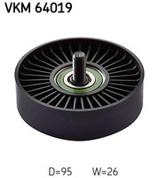 Umleitungs-/ÜBertragungsrolle, Keilriemen Mit Rippen SKF VKM 64019 FüR OE 25286