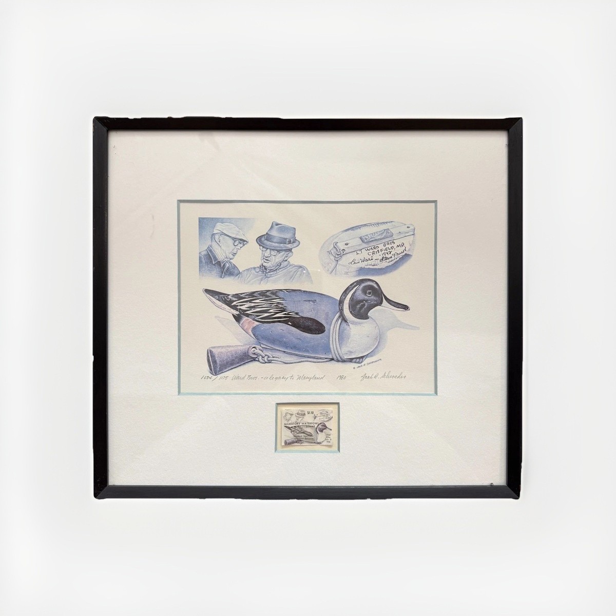 Ashley Wood FAW PELICAN D1.1 原画&サイン入 限定本 1980-81 artist Jack Schroeder & Maryland WARD Bros. Duck Decoy
