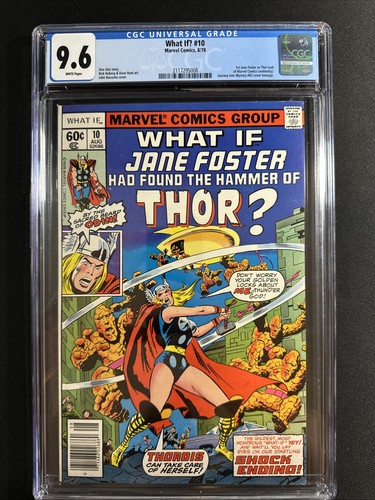What If? #10 CGC 9.6 1978 1st Jane Foster As Thor Marvel Comics White pages *S2
