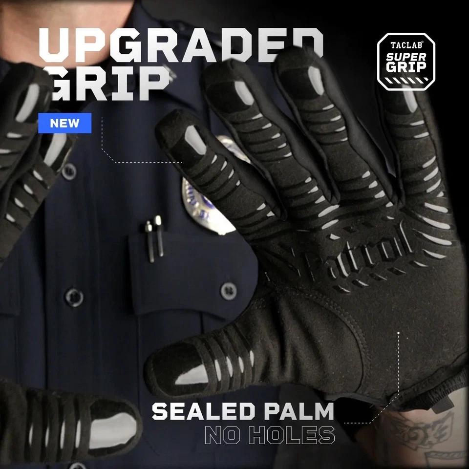 Guantes de tiro TACLAB Patrol Reaper cálidos tácticos esqueleto diseño mejorado Foto 4 de 4