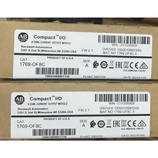 AB 1769-OF8C /A CompactLogix 8 Pt A/O Current Module 1769OF8C US Free Tax
