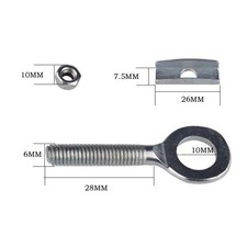 Optimize Your Chain's Performance with this Chain Adjuster Tensioner Axle Tug