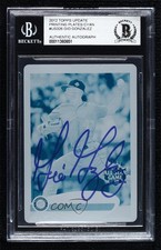 BAS 2012 Update All-Star Printing Plate Cyan 1/1 Gio Gonzalez BGS Authentic ow6