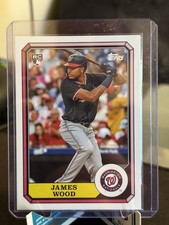 Topps 2025 Archives 1987 Boardwalk Rookie James Wood #87BB-3 Nationals