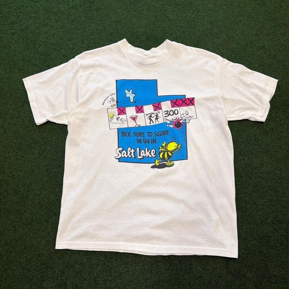 Vintage 90s Salt Lake City Utah 1994 single stitch, graphic T-shirt
