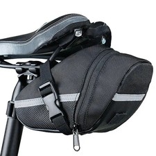 Bike Pouch - Nylon Waterproof Seat Bag for Outdoor Cycling - Tool Holder
