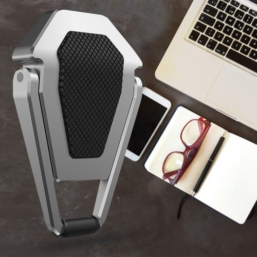 Invisible Laptop Folding Bracket Tablet Notebook Metal Non Slip Stand Heat GDB - Afbeelding 8 van 12