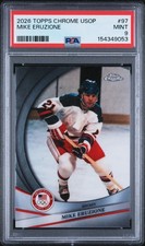 2026 TOPPS CHROME U.S. WINTER OLYMPIC #97 MIKE ERUZIONE PSA MINT 9