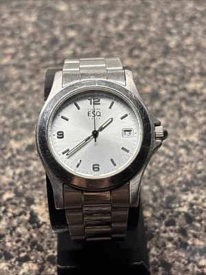 ESQ 300486 Swiss Men's Stainless Steel Watch with New Battery