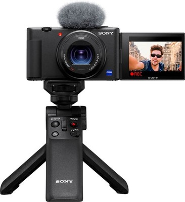 SONY ZV-1 Vlog Kamera mit GP-VPT2BT 20,1 MP 4K Video Touchscreen B-WARE