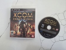 XCOM: Enemy Within Commander Edition (PS3 Sony PlayStation 3, 2013) Complete CIB