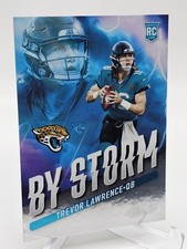 2021 Panini Absolute Trevor Lawrence By Storm Rookie Card #BST-1. rookie card picture