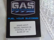 Hoyt Maxxis 35 CONTROL 39 1/2 BUSS-37 1/4 GAS...