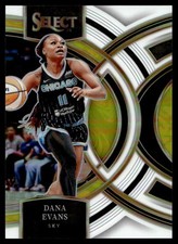 2024 Panini Select WNBA #146 Dana Evans Prizms White #/99